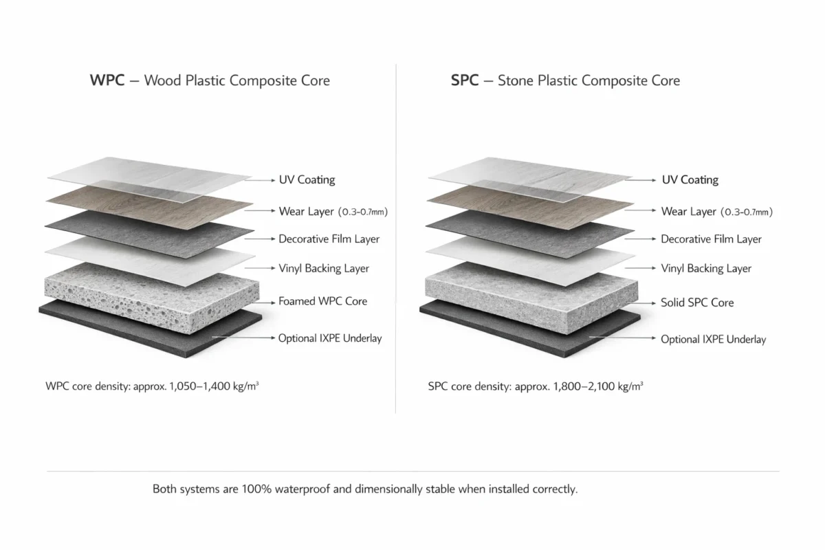 SPC vs WPC Flooring Technical Comparison Guide for Australian Homes (2026)